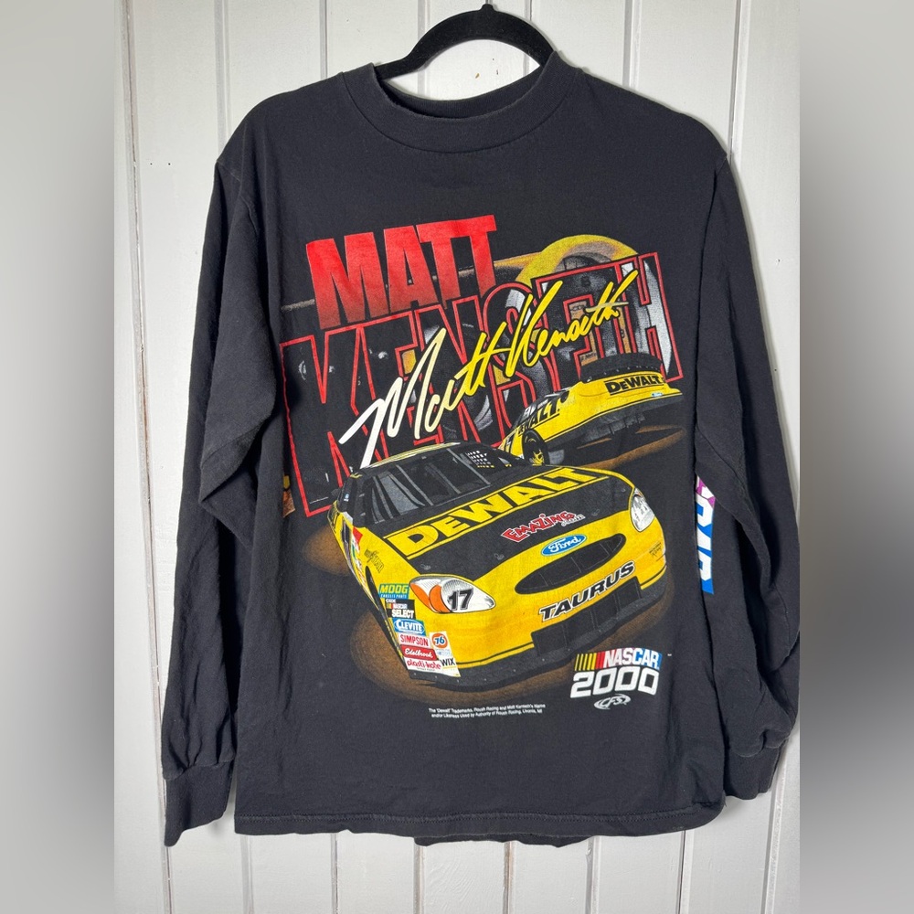 Tultex Black Graphic Long Sleeve Shirt